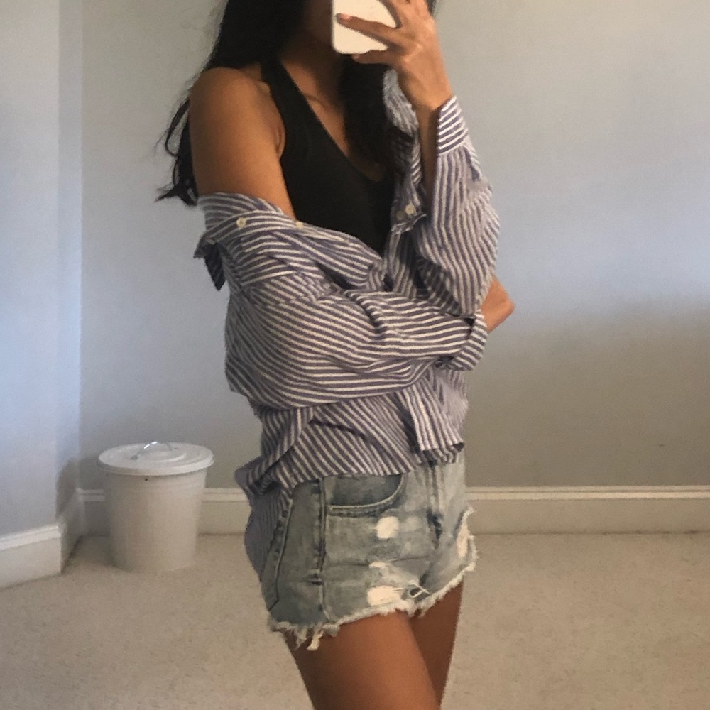Striped Button Down - Picture 2 of 2